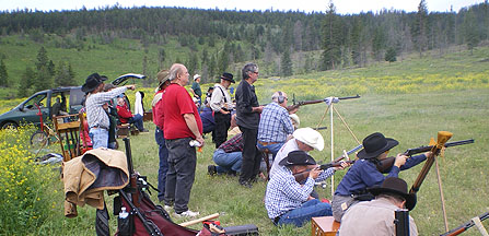 Aiming for the group shoot